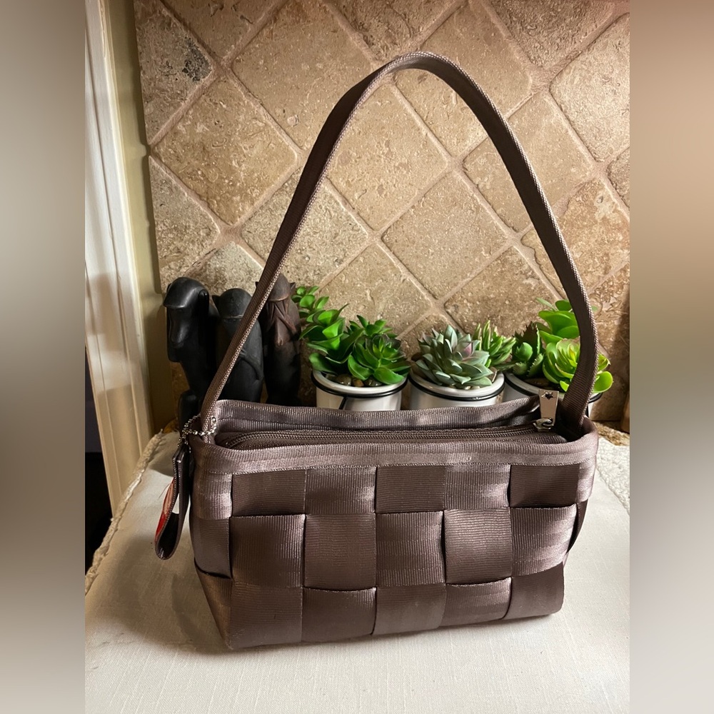 Harvey’s the original Seatbelt Bag New Brown 10.5”x 5.5”x 4”The Baguette